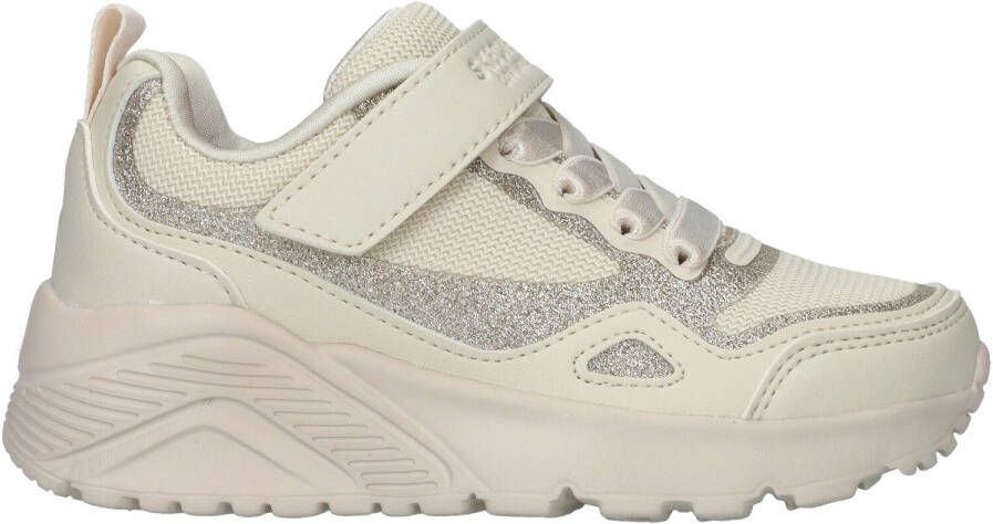 Skechers Uno Lite Sneaker Meisjes Beige/Goud