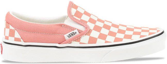 Vans Sneakers UA Classic Slip On Color Theory Checkerboard Roze