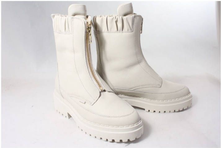 Nubikk Witte Fae Wayne Enkelboots
