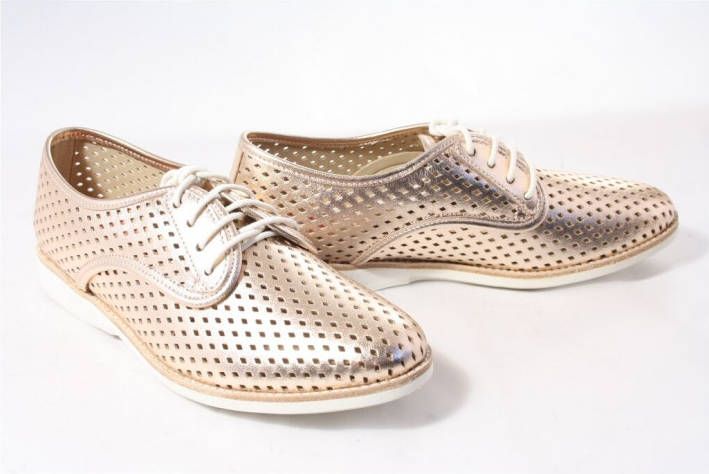 Rollie Dames veterschoenen brons 38