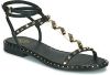 Ash Platte sandalen , Zwart, Dames online kopen