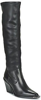 Bronx Boots New Kole High Stretch , Zwart, Dames