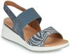 Caprice Milano leren sandalen grijsblauw online kopen