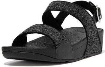 FitFlop Sandalen LULU GLITTER BACK STRAP SANDALS BLACK GLITTER
