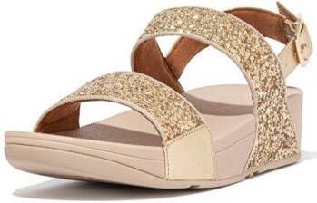 FitFlop Sandalen LULU GLITTER BACK STRAP SANDALS PLATINO