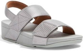 FitFlop Sandalen MINA TEXTURED GLITZ BACK STRAP SANDALS SILVER