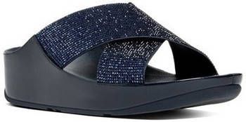 FitFlop Slippers CRYSTALL TM SLIDE SUPERNAVY CRYSTAL