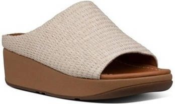 FitFlop Slippers IMOGEN BASKET WEAVE SLIDES STONE