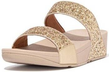 FitFlop Slippers LULU GLITTER SLIDES PLATINO