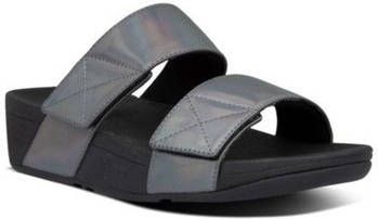 FitFlop Slippers MINA IRIDESCENT SLIDES ALL BLACK