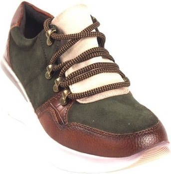 Hispaflex Sportschoenen 2287 kaki damesschoen
