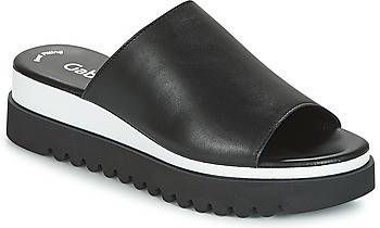 Gabor Platte sandalen , Zwart, Dames