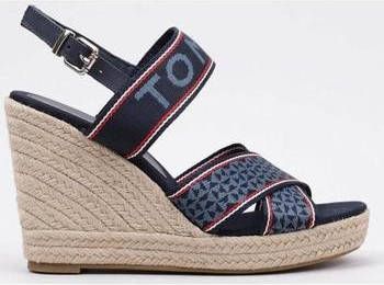 Tommy Hilfiger Espadrilles TOMMY WEBBING HIGH WEDGE SANDAL