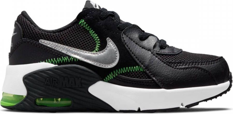 Nike Air Max Excee sneakers zwart/zilvergrijs/groen