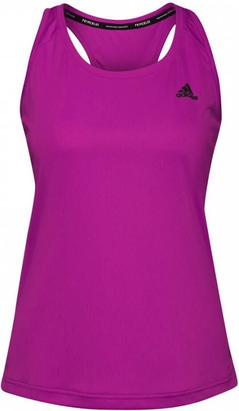 Adidas Primeblue Designed 2 Move 3 Stripes Sport Tanktop Team Real Magenta/Black Dames