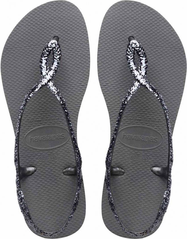 Havaianas Slippers Luna Premium Ii Donkergrijs