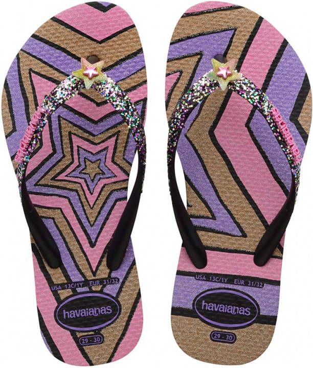Havaianas flip flops Slim Glitter Trendy , Roze, Dames