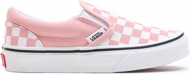 Vans Sneakers UY Classic Slip On Checkerboard Roze