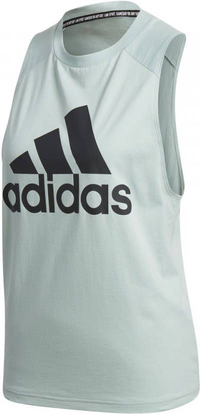 adidas Performance sporttop lichtgroen/zwart