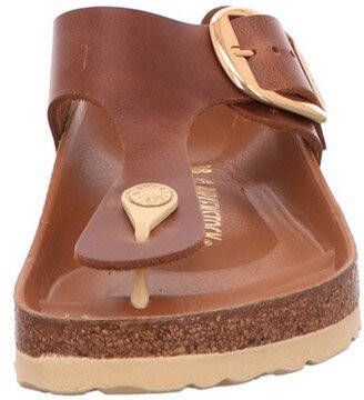 Birkenstock Slippers Gizeh Big Buckle LEOI HEX Regular Bruin