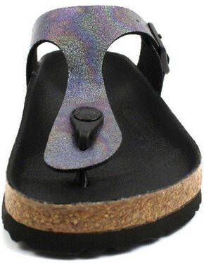 Birkenstock Slippers Gizeh MF VEG Regular Zwart