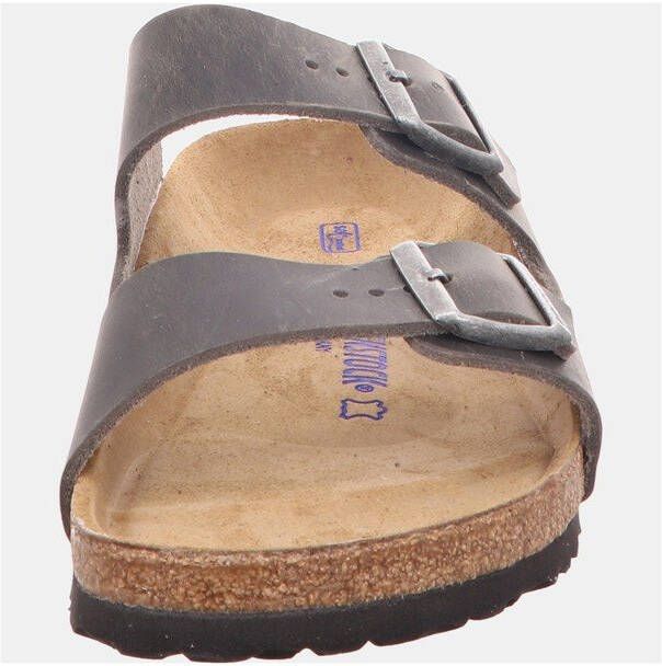 Birkenstock Arizona iron oiled leather soft footbet narrow