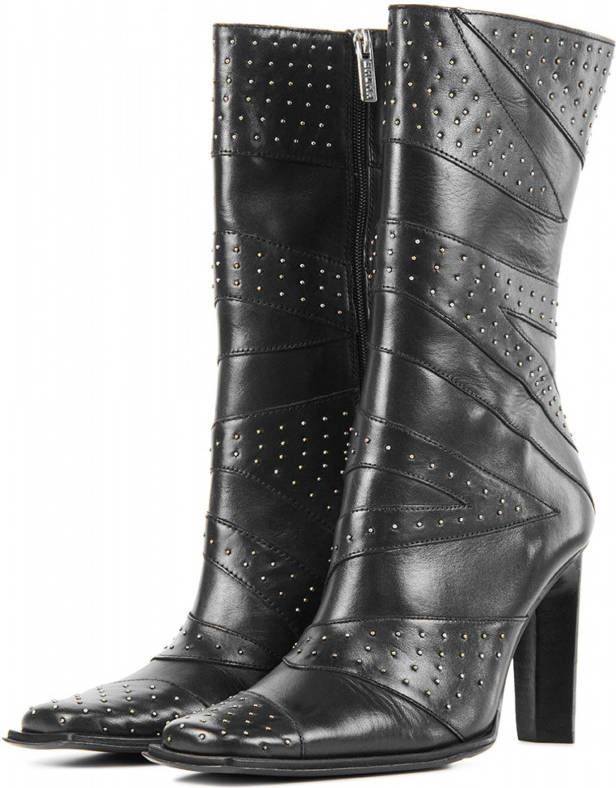 Bronx Dames leren dames enkellaarsjes 34224 a