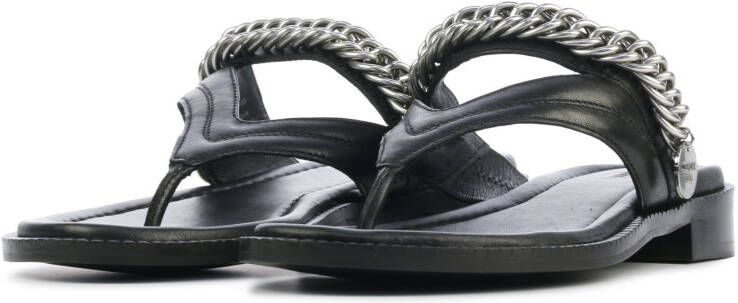 Bronx Dames leren dames slippers 84900 j