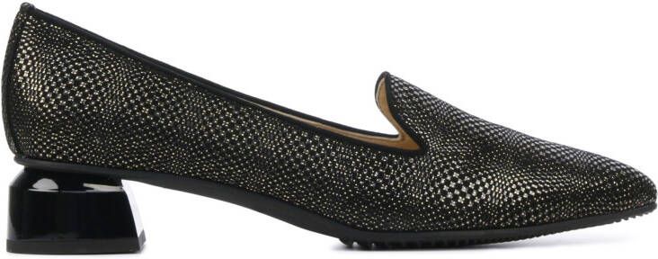 Brunate Dames leren dames instapschoenen 31889