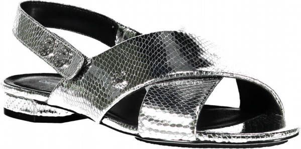 Calvin Klein Silver Woman Sandaalschoenen , Grijs, Dames