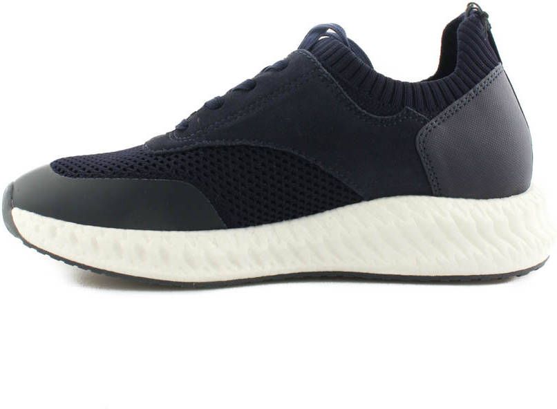 Caprice Niki leren sneakers donkerblauw