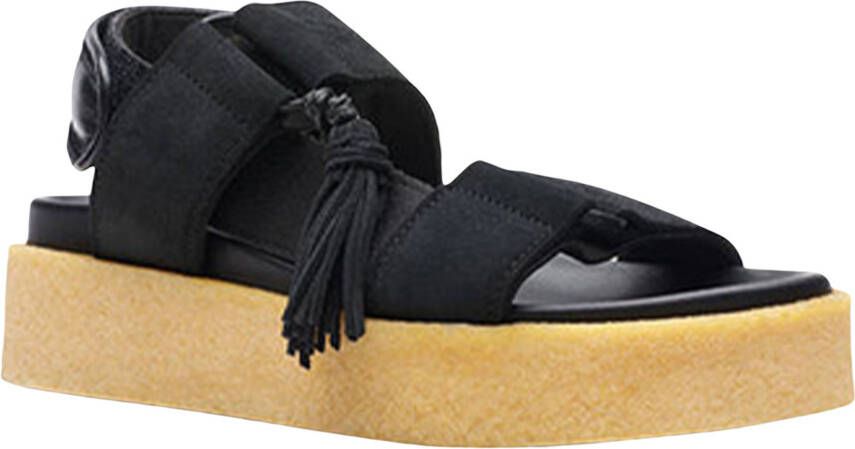 Clarks Crepe sandalen , Zwart, Dames
