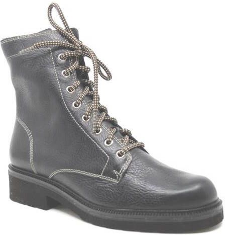 Durea 9727 804G Zwart G Wijdte Veter boots
