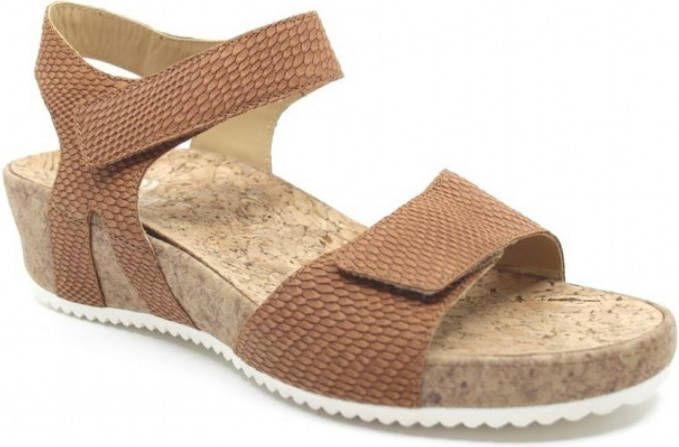 Durea 7387 024G Cognac G Wijdte Sandalen