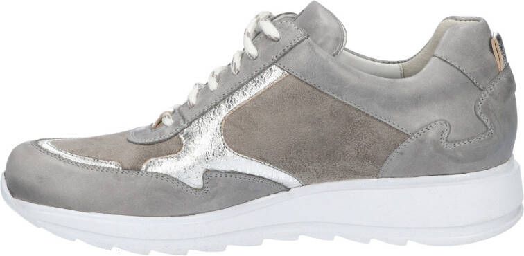 Durea Grijze Sneakers Wijdte H
