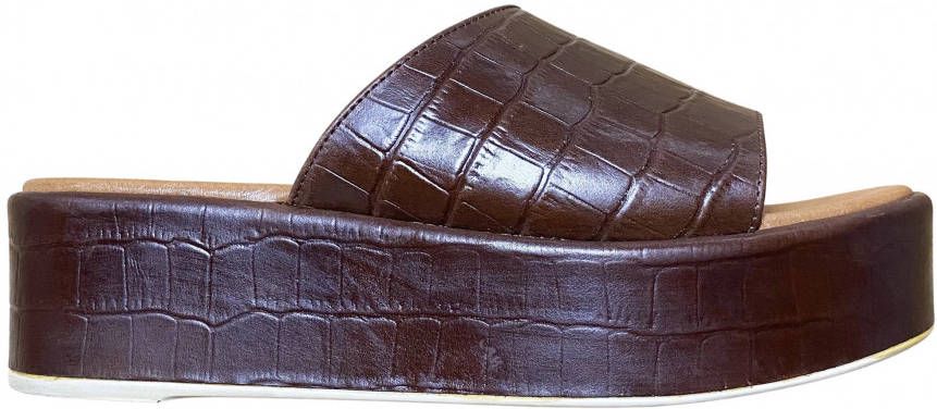 DWRS Label Dwrs Aruba slipper bruin