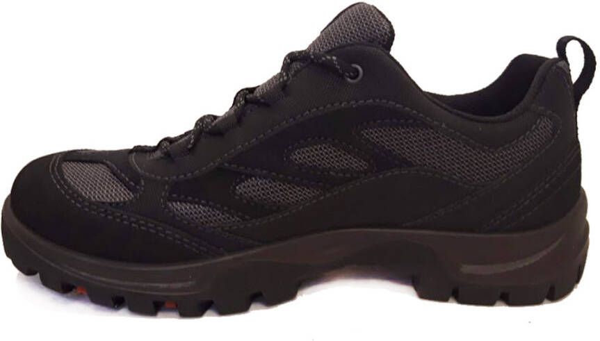 Ecco Zwarte Veterschoenen Xpedition III Low