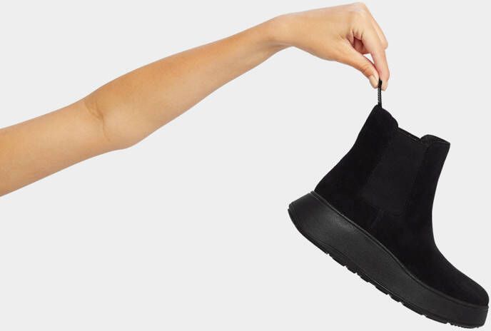 FitFlop F mode suede flatform chelsea boots