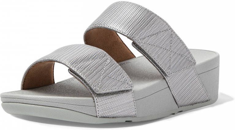 FitFlop Mina textured glitz slides
