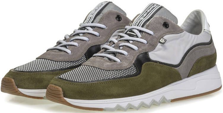 Floris van Bommel Nineti suède sneakers groen