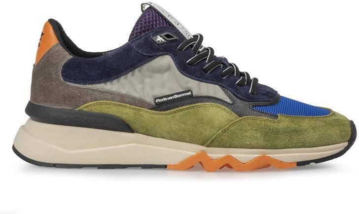 Floris van bommel De Zager 02.14 Green G+ Wijdte Lage sneakers