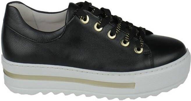 Gabor sneakers 86.496.67 g leest , Zwart, Dames