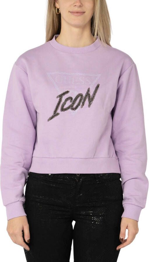 Guess Hoodies & Sweatvesten Paars Dames