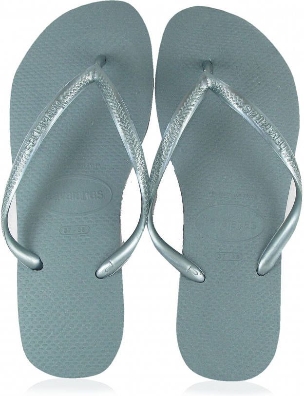 Havaianas Slippers Slim 4000030.7606.F72 Zilver / Blauw maat 39/40
