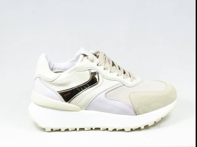 Hip D1776 suède sneakers beige/lila