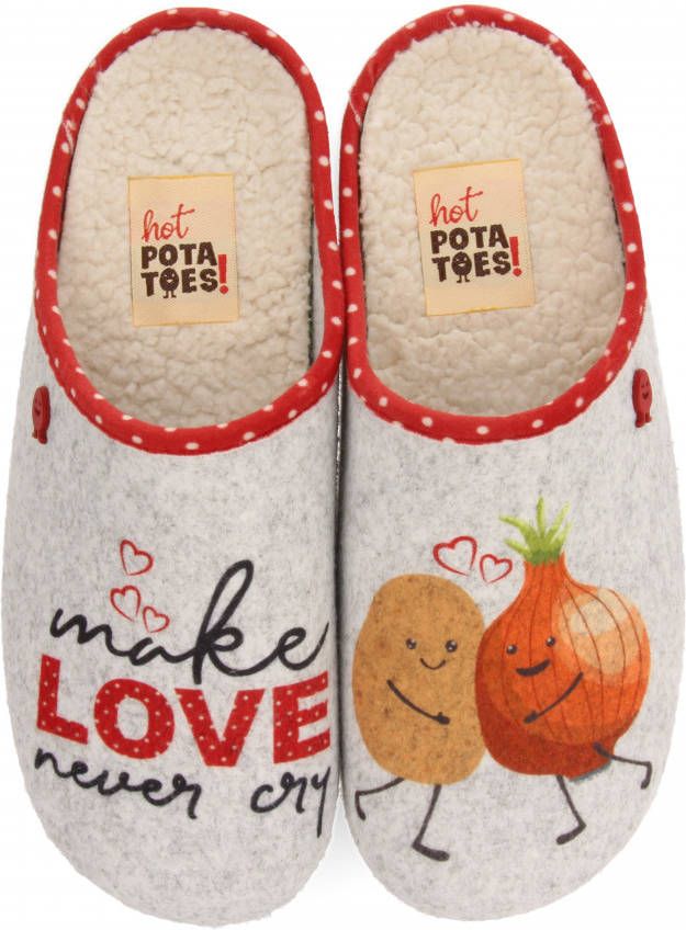 Hot Potatoes Pantoffels Lullange 67044 Grijs