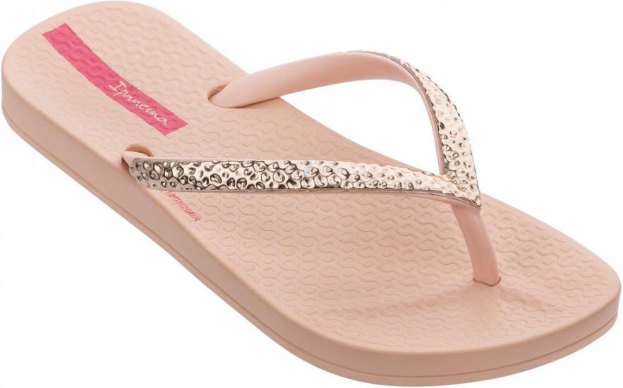 Ipanema Anatomic Mesh teenslippers lichtroze/goud