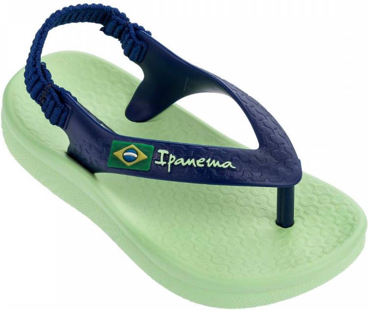 Ipanema Anatomic Soft Baby sandalen limegroen/blauw