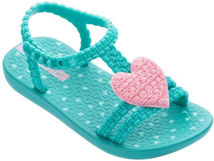 Ipanema My First teenslippers turquoise/roze