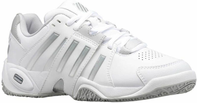 K-Swiss K Swiss Accomplish IV leren tennisschoenen wit/blauw/zilver